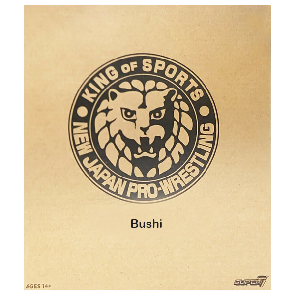 Super 7 New Japan Pro Wrestling Wave 2 Ultimates Bushi Figure